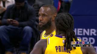 LeBron James Gets Called for FLOPPING against Isaiah Stewart 👀 [upl. by Ilyse]