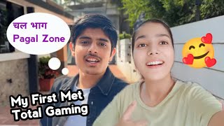 I Met AJJUBHAI after Total Gaming Face Reveal 😱 TotalGaming093 [upl. by Diver343]