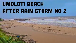 Umdloti Beach after Second Storm 2024 [upl. by Airam282]