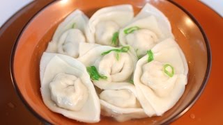 Chinese Chicken Wonton Soup Recipe 雞湯餛飩雲吞 [upl. by Osmond]