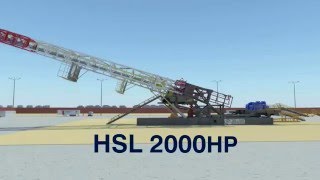 Drillmec Land Rig HSL 2000HP Drawwork on Rig Floor 2016 [upl. by Assena]