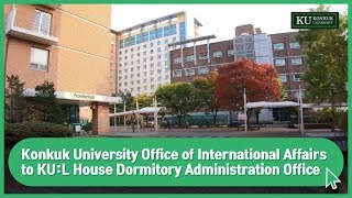 Konkuk International Office to Dormitory [upl. by Tracie]