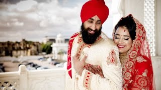 Guru Nanak Darbar Gravesend Wedding Highlights  Jagdeep amp Amardeep  Wedding Highlights 4K [upl. by Melisandra505]