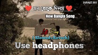 Mon Toke Dilam Bangla Lofi Song  Bangla Romentic Song Slowed And Reverb Song [upl. by Elwin]