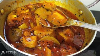 गर्मी के मौसम में बनाए कच्चे आम की सब्जीRaw Mango curry recipekacche aam ki sabji keri ki sabji [upl. by Boyd]