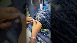 HOW TO DO BUTTERFLY LOCS Step by Step tutorial for beginners shorts hairstyles [upl. by Dnalhsa]