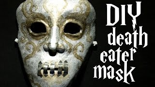 DIY Bellatrix death eater mask  Harry Potter tutorial  CONTEST WINNERS [upl. by Auqeenahs]