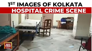 Inside Images Of RG Kar Hospitals Seminar Hall Objects Strewn Around The Place  Kolkata Horror [upl. by Auqcinahs877]