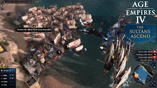 Age of Empires IV The Sultan Ascend  Raiders of the Red Sea [upl. by Akirehs]