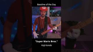 Super Mario Bros  Koji Kondo  bass line of the day twitch music [upl. by Alphonso]