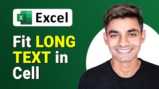 How to Fit Long Text in a Cell in Excel  With Multiple Lines OR Shrink to Fit [upl. by Aennaej757]