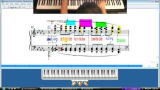 Clair de lune from scratch Piano Lesson 21 Measures 1516 Part 1 [upl. by Inajar]