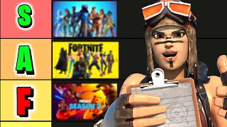 I Ranked EVERY Fortnite SEASON Tier List [upl. by Berrie320]