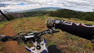 Dirt Bike Ride on Alpine Boundary Cambridge Idaho Motor Monday [upl. by Rydder886]