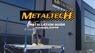 METALTECH INSTALLATION GUARDRAIL SYSTEM [upl. by Noxaj]