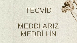 TECVİD 5 MEDDİ ARIZ MEDDİ LİN konu anlatımı [upl. by Aihsenrad794]