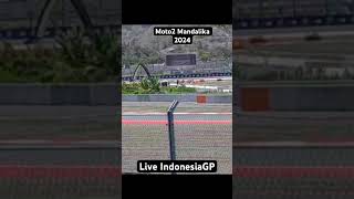 Moto2 IndonesianGP 2024 shorts motogpmandalika motogp [upl. by Ynnav]