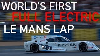 WORLDS FIRST FULL ELECTRIC LAP AT LE MANS [upl. by Ji]