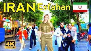 IRAN Esfahan 🇮🇷 walking street tour in Isfahan  4K HDR 60fps  walking tour [upl. by Ieppet]