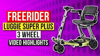 FreeRider USA Luggie Super Plus 3 Scooter 2024 [upl. by Laughry767]