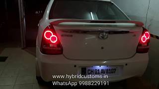 TOYOTA ETIOS Custom LED Taillights [upl. by Migeon470]