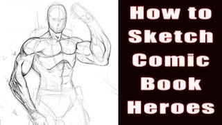 How To Draw  Comic book Heroes  Video [upl. by Aubigny83]