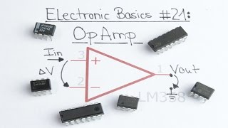 Electronic Basics 21 OpAmp Operational Amplifier [upl. by Budde]