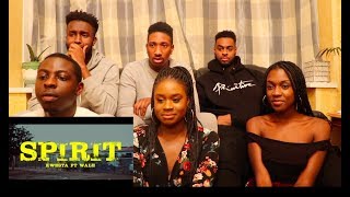 Kwesta Ft Wale  Spirit  REACTION VIDEO   KwestaDaKAR ‏Wale [upl. by Annunciata574]