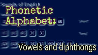 Cómo pronunciar en inglés  Vocales y diptongos [upl. by Eselahs]