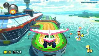 MK8 Deluxe  Sunshine Airport Nintendo Switch 200cc [upl. by Aneeh]