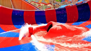 REVOLUTION Bowl Water Slide  Golfland Sunsplash Roseville [upl. by Ahsito109]