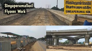 Singaperumalkoil Flyover Work  Two Portion of Flyover Arm Nearing Completion [upl. by Atter]