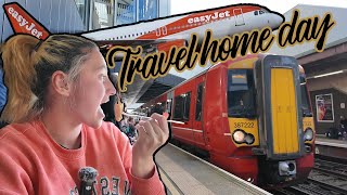 Malaga to London with EasyJet amp Gatwick Express Travel Home Day [upl. by Whiney]