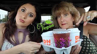 TRYING VEGAN DUNKIN DRINKS [upl. by Adnaerb]