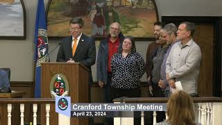 Cranford Town Meeting April 23 2024 Arbor Day Proclamation [upl. by Eicyaj]