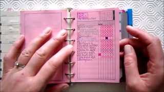 April 2015 Filofax Pocket Setup [upl. by Ydoj]