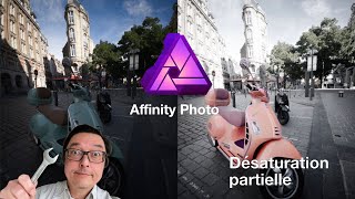 Affinity Photo  Desaturation partielle [upl. by Darton]