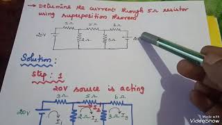 Superposition TheoremProblem [upl. by Aduhey]