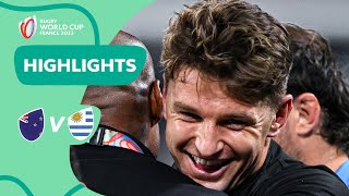 11try heaven for All Blacks  New Zealand v Uruguay  Rugby World Cup 2023 Highlights [upl. by Elinor]