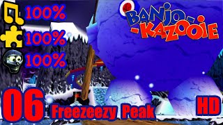 Banjo Kazooie HD 100 Walkthrough Part 6  Freezeezy Peak [upl. by Whitcomb]