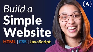 Build a Simple Website with HTML CSS JavaScript – Course for Beginners [upl. by Buchanan]