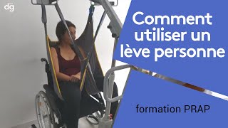 Comment Utiliser un lève personne  Formation ADVF [upl. by Neffets]