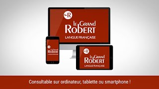 Le Grand Robert de la langue française  Le plus grand dictionnaire numérique [upl. by Euqnomod391]