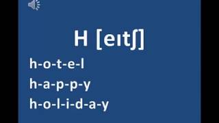 Das englische Alphabet ABC  Aussprache mit vielen Beispielen [upl. by Meeker]