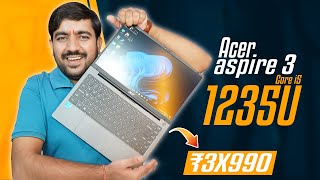 Acer Aspire 3 Core i5 12th Gen 1235u Laptop  The Best Budget Laptop For Under Rs 35000🔥Hindi [upl. by Rothschild]