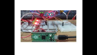 How to interface Raspberry Pi Pico with RS485 Protocol with example code [upl. by Latt]