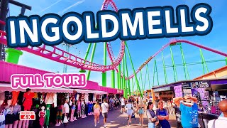 INGOLDMELLS SKEGNESS  Fantasy Island and Ingoldmells Market  Full Tour [upl. by Broek]