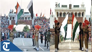 Attari Border ki Parade Wagah Border India Side India Pakistan Border attari wagahborder short [upl. by Nestor632]