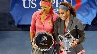 HD Serena Williams vs Victoria Azarenka Match Point US OPEN 2013 Title Speech HEART [upl. by Galina10]