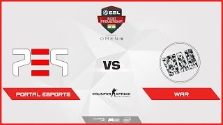 CS GO  Portal Esports vs WARMirage  ESL India Premiership 2018  Summer Season  April  Day 10 [upl. by Kalvin]